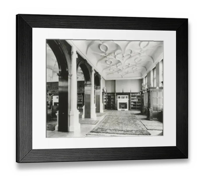 Framed Print : IMechE: view of library, north front Framed Print : IMechE: view of library, north front