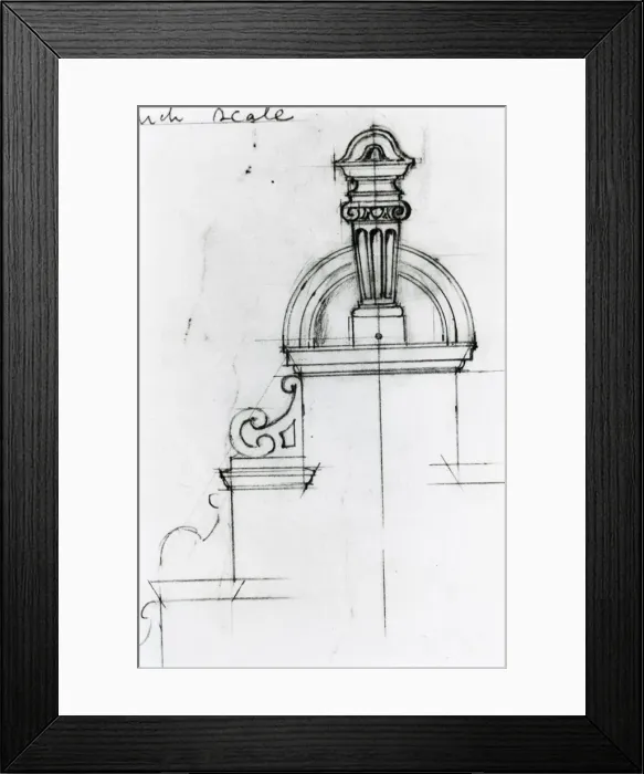 Framed Print : IMechE gable to north front Framed Print : IMechE gable to north front
