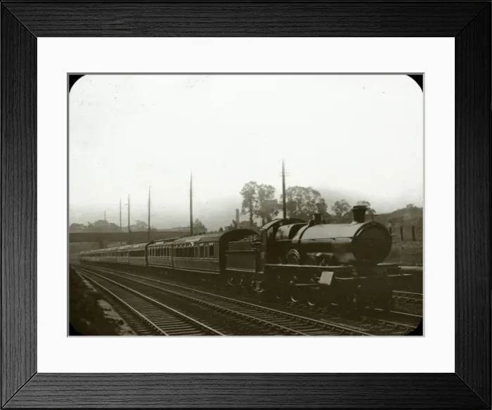Framed Print : Unidentified locomotive engine, (GWR)