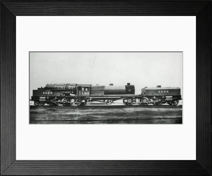 Framed Print : Unnamed loco, LMS