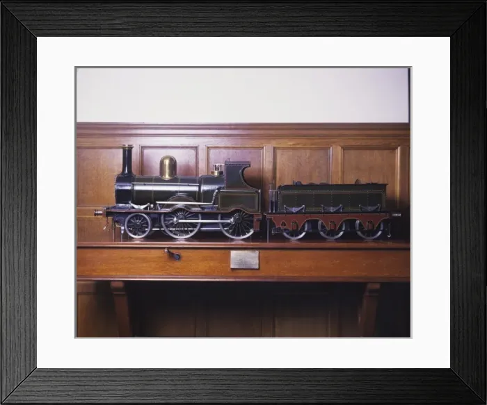 Framed Print : GS & WR loco model Framed Print : GS & WR loco model