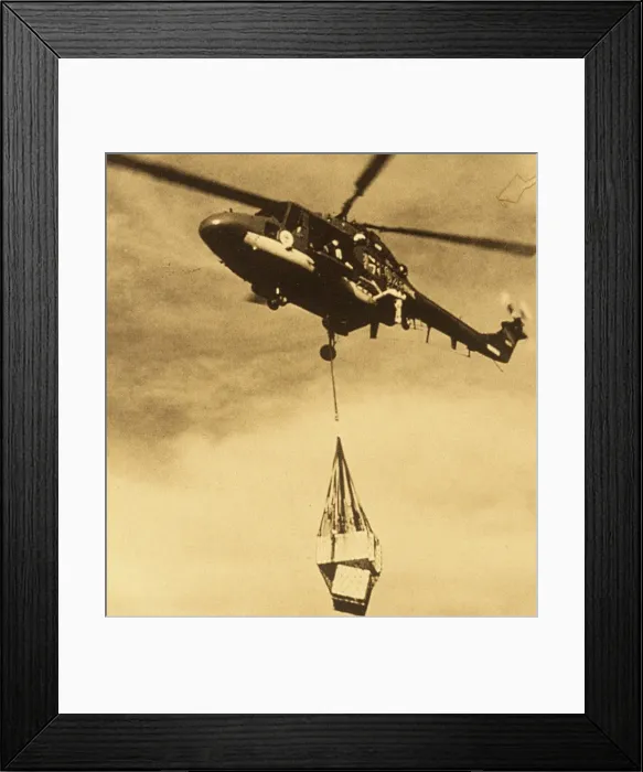 Framed Print : Various helicopters lifting load Framed Print : Various helicopters lifting load