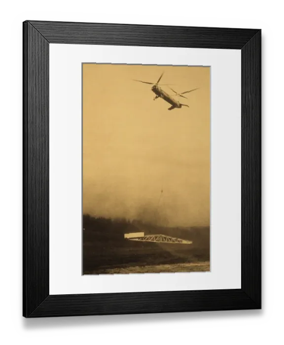 Framed Print : Various helicopters lifting load Framed Print : Various helicopters lifting load