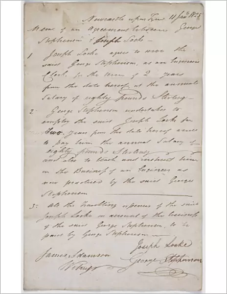 George Stephenson?s letters
