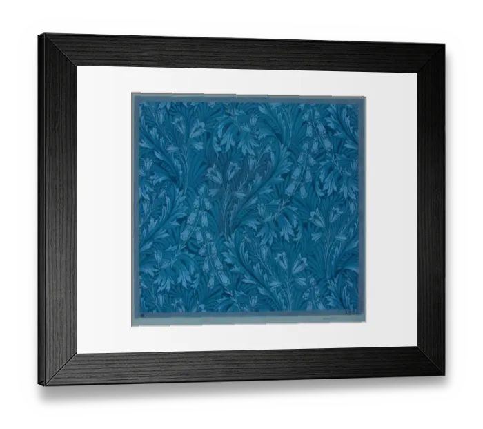 Framed Print : Design for Wallpaper with bluebells Framed Print : Design for Wallpaper with bluebells