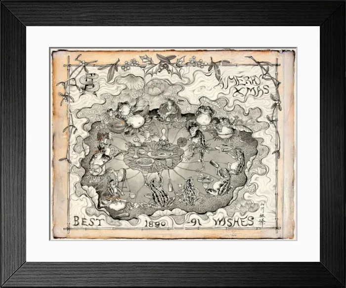 Framed Print : Design for Christmas card Framed Print : Design for Christmas card