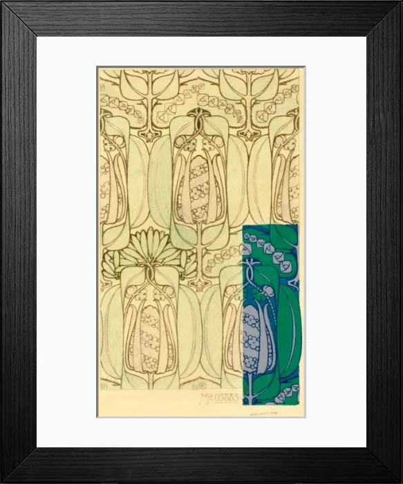 Framed Print : Design for printed textile with organic shapes Framed Print : Design for printed textile with organic shapes