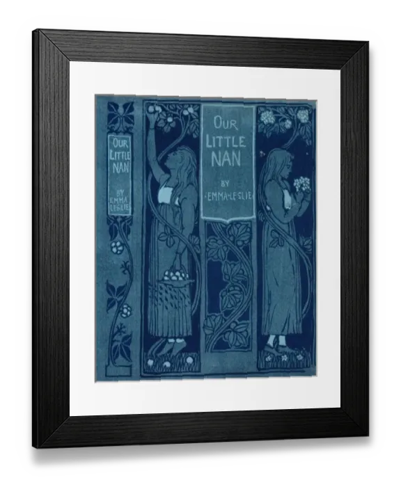 Framed Print : Design for book cover, Our Little Nan Framed Print : Design for book cover, Our Little Nan
