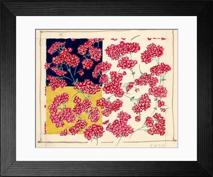 Framed Print : Design for Dress Silk or Print Framed Print : Design for Dress Silk or Print