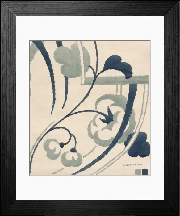 Framed Print : Design for Woven Textile in shades of grey Framed Print : Design for Woven Textile in shades of grey