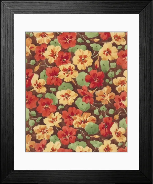 Framed Print : Design for Woollen Dress Print with flowers Framed Print : Design for Woollen Dress Print with flowers