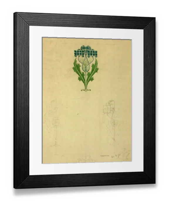 Framed Print : Design for Textile or Wallpaper Framed Print : Design for Textile or Wallpaper