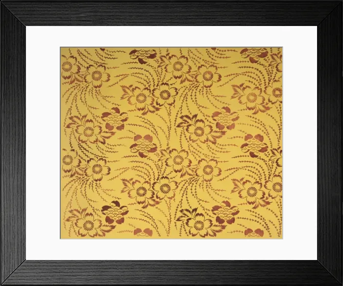 Framed Print : Design for Wallpaper with flowers Framed Print : Design for Wallpaper with flowers