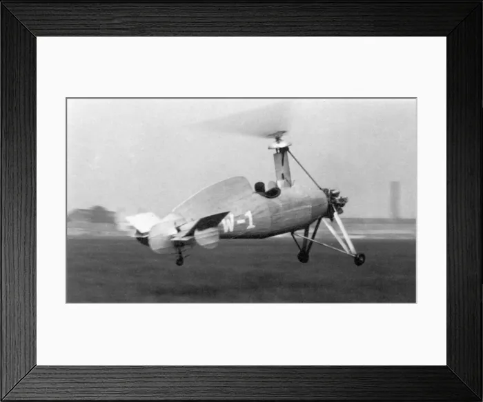 Framed Print : Weir W-1 autogiro Framed Print : Weir W-1 autogiro