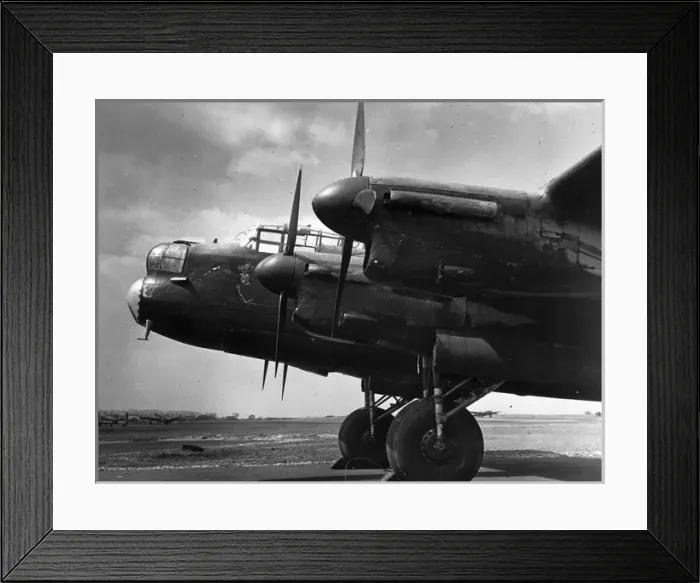 Framed Print : The front half of an Avro Lancaster III Framed Print : The front half of an Avro Lancaster III