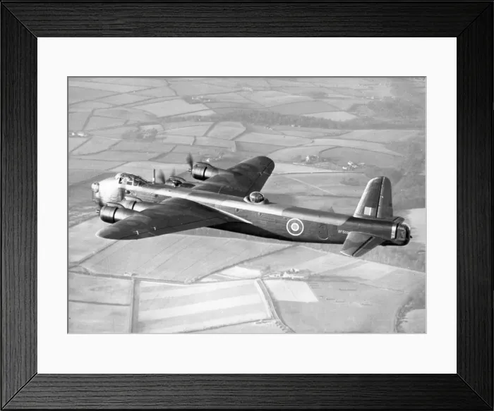 Framed Print : Short Stirling III BF509 in flight Framed Print : Short Stirling III BF509 in flight