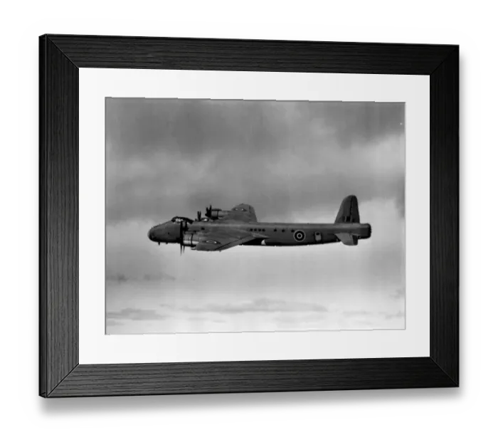 Framed Print : Short Stirling V in flight Framed Print : Short Stirling V in flight