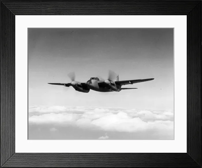 Framed Print : de Havilland Mosquito FBVI NT193 in flight Framed Print : de Havilland Mosquito FBVI NT193 in flight