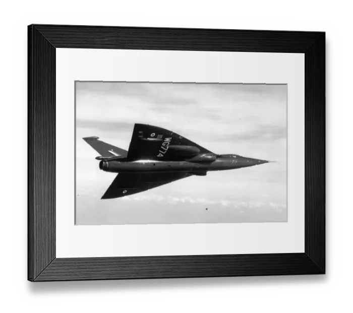 Framed Print : The first Fairey Delta 2 WG774 after modification Framed Print : The first Fairey Delta 2 WG774 after modification