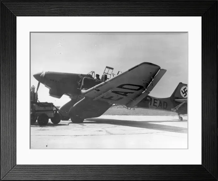 Framed Print : Junkers Ju87A-1 Stuka D-IEAD being readied for flight Framed Print : Junkers Ju87A-1 Stuka D-IEAD being readied for flight