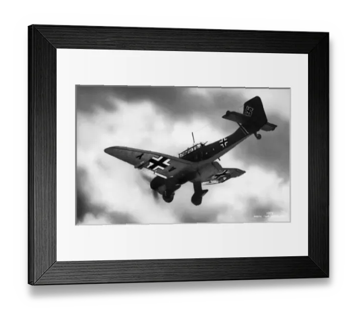 Framed Print : Junkers Ju87B Stuka in the dive Framed Print : Junkers Ju87B Stuka in the dive