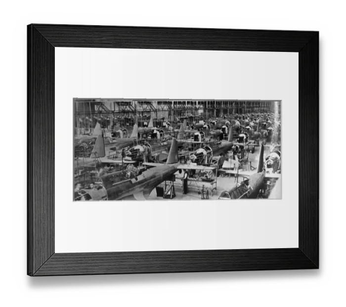 Framed Print : Fairey Battle production Framed Print : Fairey Battle production