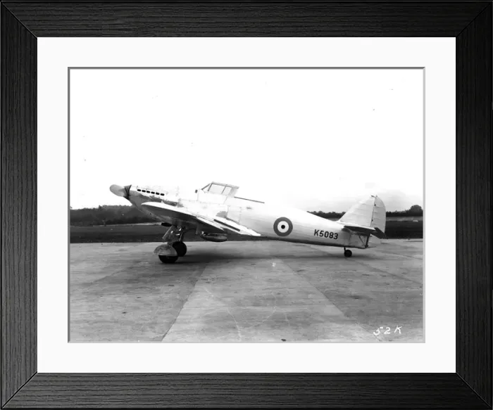 Framed Print : Hawker Hurricane prototype K5083 at Brooklands Framed Print : Hawker Hurricane prototype K5083 at Brooklands