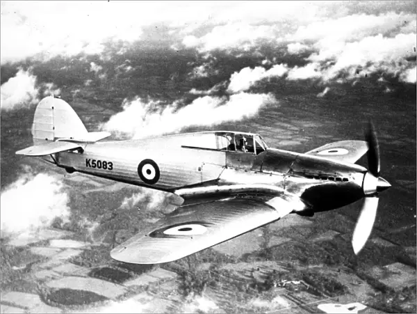 Hawker Hurricane prototype K5083 in the air