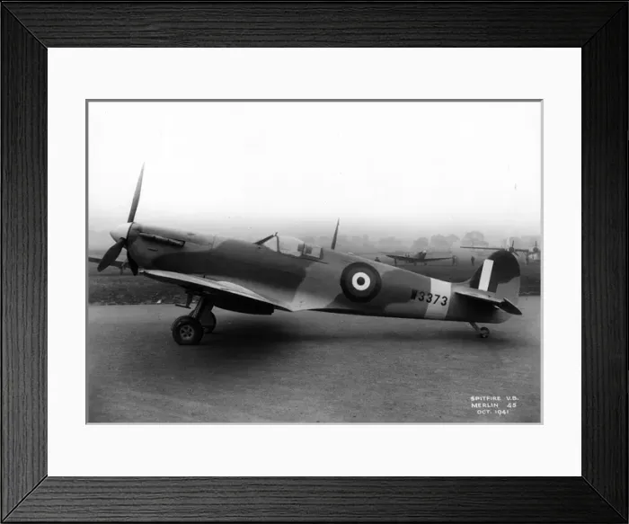Framed Print : Supermarine Spitfire VB W3373 October 1941 Framed Print : Supermarine Spitfire VB W3373 October 1941