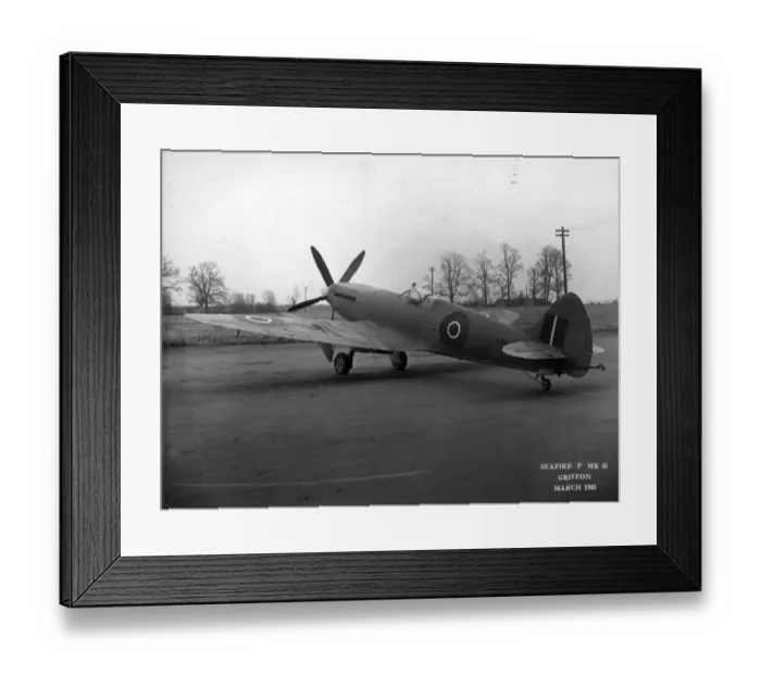 Framed Print : Supermarine Seafire F45 LA432 March 1945 Framed Print : Supermarine Seafire F45 LA432 March 1945