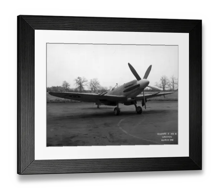 Framed Print : Supermarine Seafire F45 LA432 March 1945