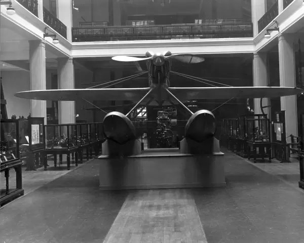 Supermarine S6B S1595 on display in the Science Museum in
