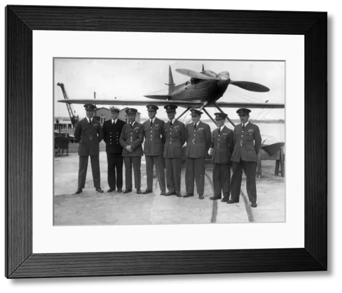 Framed Print : The 1931 RAF High Speed Flight Framed Print : The 1931 RAF High Speed Flight