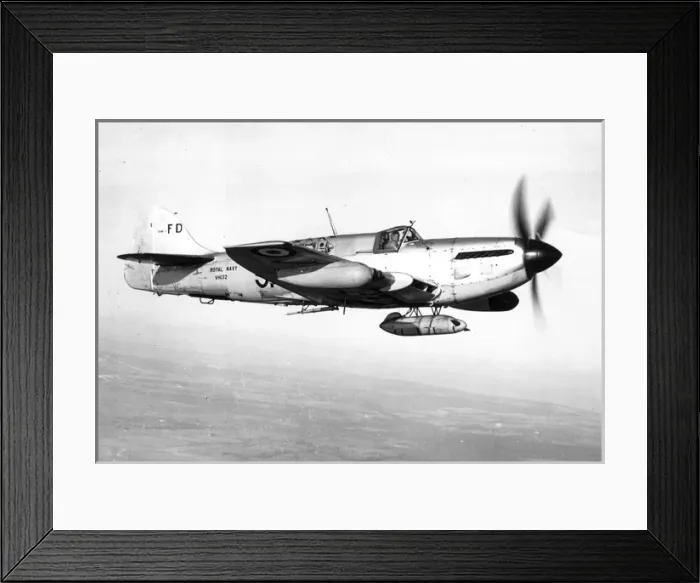 Framed Print : Fairey Firefly TT4 VH132 Framed Print : Fairey Firefly TT4 VH132