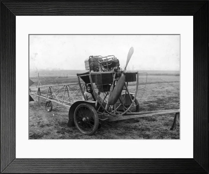 Framed Print : Santos-Dumont No 20 ground trainer Framed Print : Santos-Dumont No 20 ground trainer