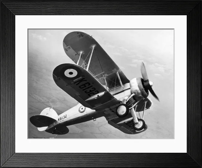 Framed Print : Fourth production Gloster Gladiator I K6132 Framed Print : Fourth production Gloster Gladiator I K6132