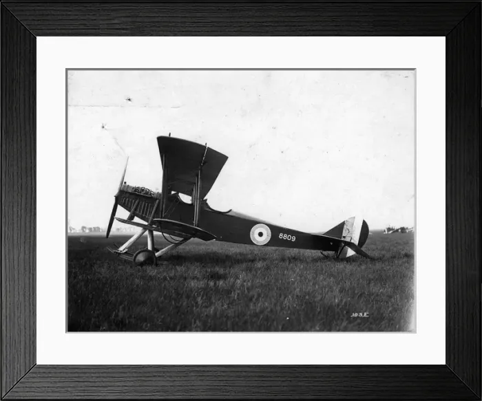 Framed Print : Curtiss JN3 8809 with skids and flotation gear Framed Print : Curtiss JN3 8809 with skids and flotation gear