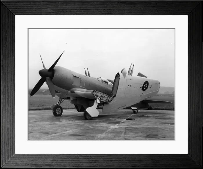 Framed Print : Blackburn B-46 Firebrand TF4 with wings folded Framed Print : Blackburn B-46 Firebrand TF4 with wings folded