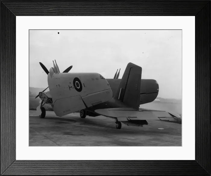 Framed Print : Blackburn B-46 Firebrand TF4 with wings folded Framed Print : Blackburn B-46 Firebrand TF4 with wings folded