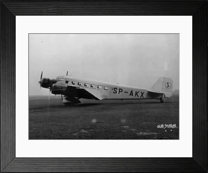 Framed Print : Junkers Ju52 / 3m SP-AKX of LOT Framed Print : Junkers Ju52 / 3m SP-AKX of LOT