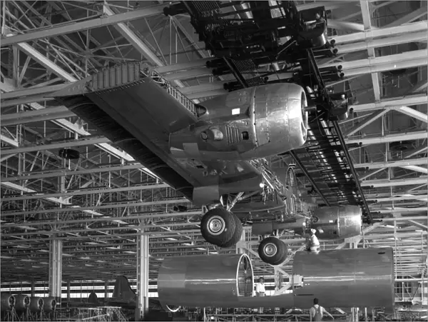 The main centre wing section of a Boeing B-29 Superfortress