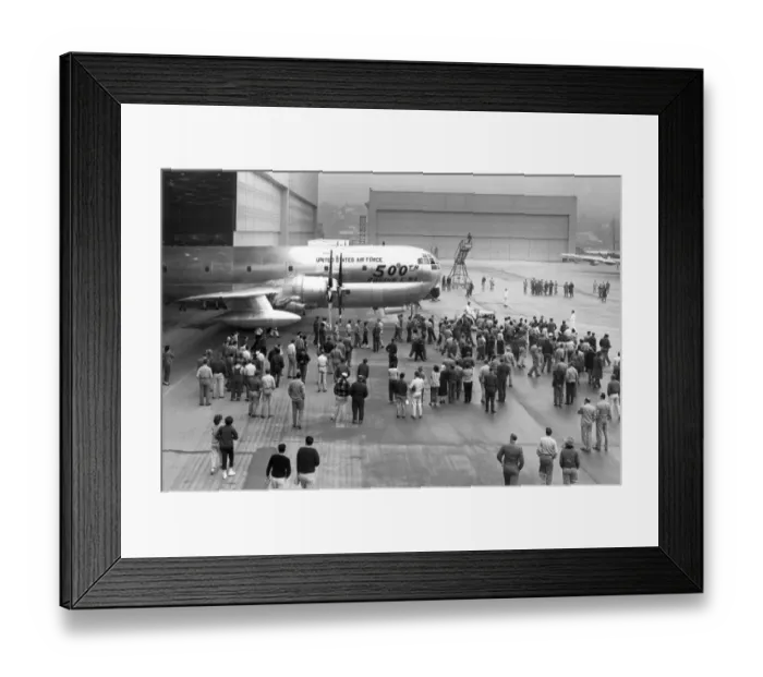 Framed Print : The 500th Boeing C-97 a KC-97G 52-2680 Framed Print : The 500th Boeing C-97 a KC-97G 52-2680