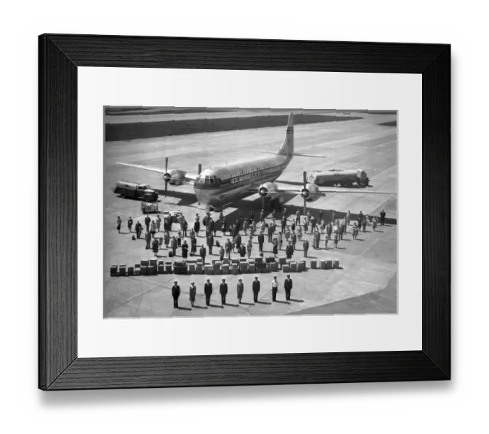 Framed Print : A Boeing 377 Stratocruiser of Pan American World Airways Framed Print : A Boeing 377 Stratocruiser of Pan American World Airways