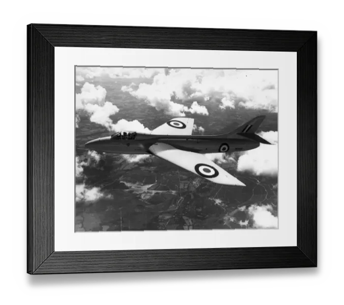 Framed Print : Hawker P1067 Hunter first prototype WB188 in the air Framed Print : Hawker P1067 Hunter first prototype WB188 in the air