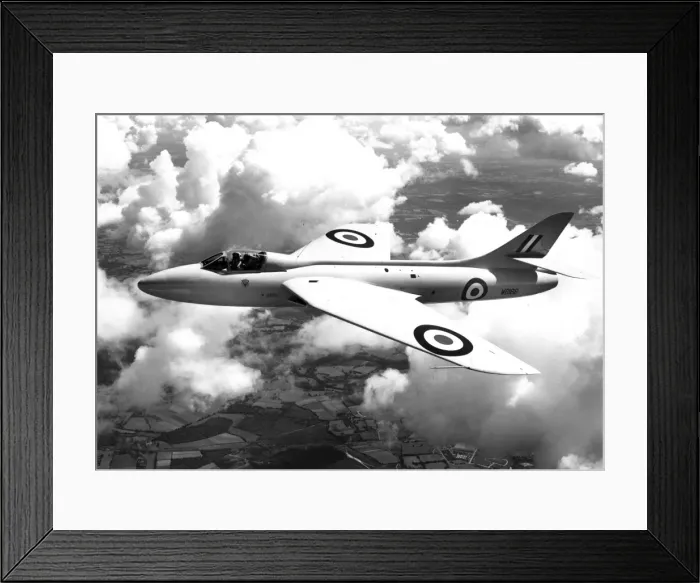 Framed Print : Hawker P1067 Hunter first prototype WB188 in the air Framed Print : Hawker P1067 Hunter first prototype WB188 in the air
