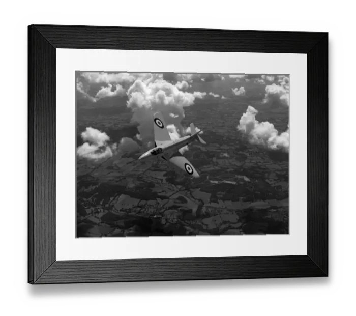 Framed Print : Hawker P1067 Hunter first prototype WB188 in the air Framed Print : Hawker P1067 Hunter first prototype WB188 in the air