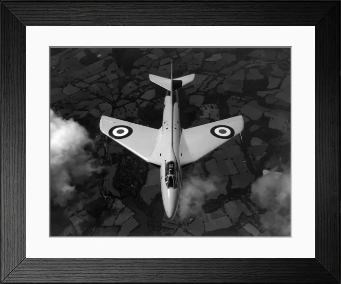 Framed Print : Hawker P1067 Hunter first prototype WB188 in the air Framed Print : Hawker P1067 Hunter first prototype WB188 in the air