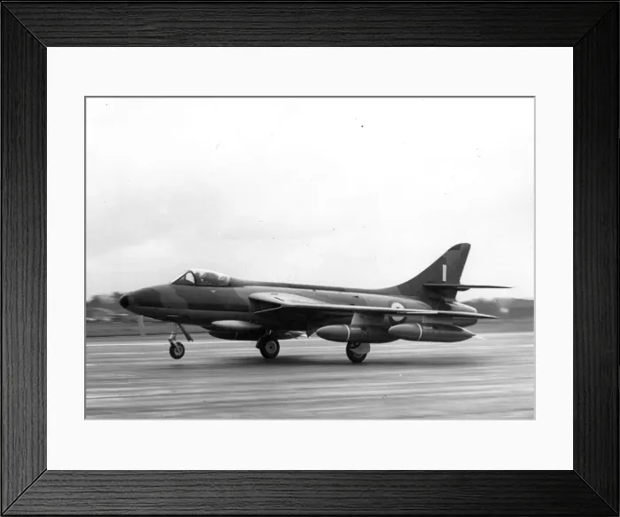 Framed Print : Probably a Hawker Hunter 4 Framed Print : Probably a Hawker Hunter 4