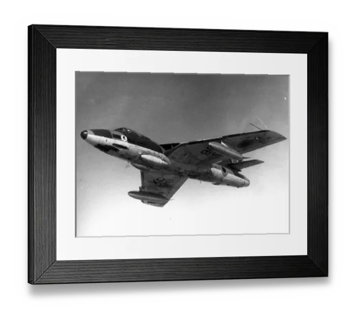Framed Print : Hawker Hunter F6 XG196 of No234 Squadron Framed Print : Hawker Hunter F6 XG196 of No234 Squadron