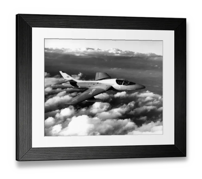 Framed Print : Two-seat Hawker Hunter 66A company demonstrator G-APUX Framed Print : Two-seat Hawker Hunter 66A company demonstrator G-APUX
